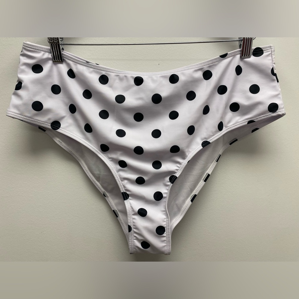 Polka Dot Swim Dress - Picture 5 of 8